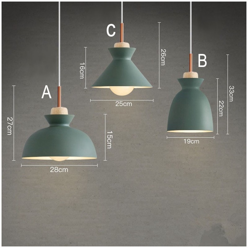 Modern Contemporary Metal Multi Colors Pendant Light