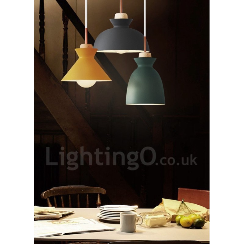 Modern Contemporary Metal Multi Colors Pendant Light