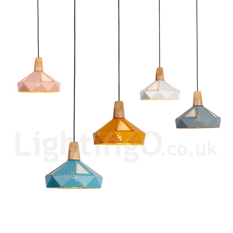 Single 1 Light Modern Contemporary Multi Colors Pendant Light