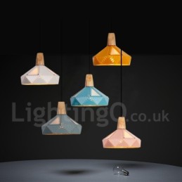 Single 1 Light Modern Contemporary Multi Colors Pendant Light