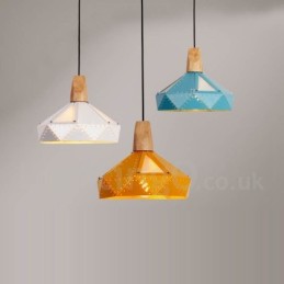 Single 1 Light Modern Contemporary Multi Colors Pendant Light