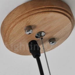 Modern Contemporary Wood 3 Light Pendant Light