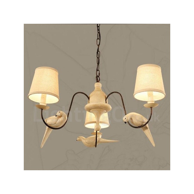 3 Light Rustic Lodge Vintage Pendant Light