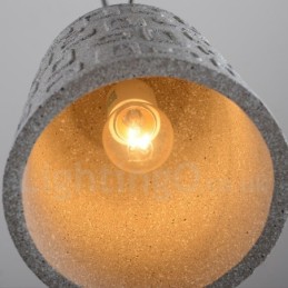 Retro Vintage Concrte 1 Light Pendant Light