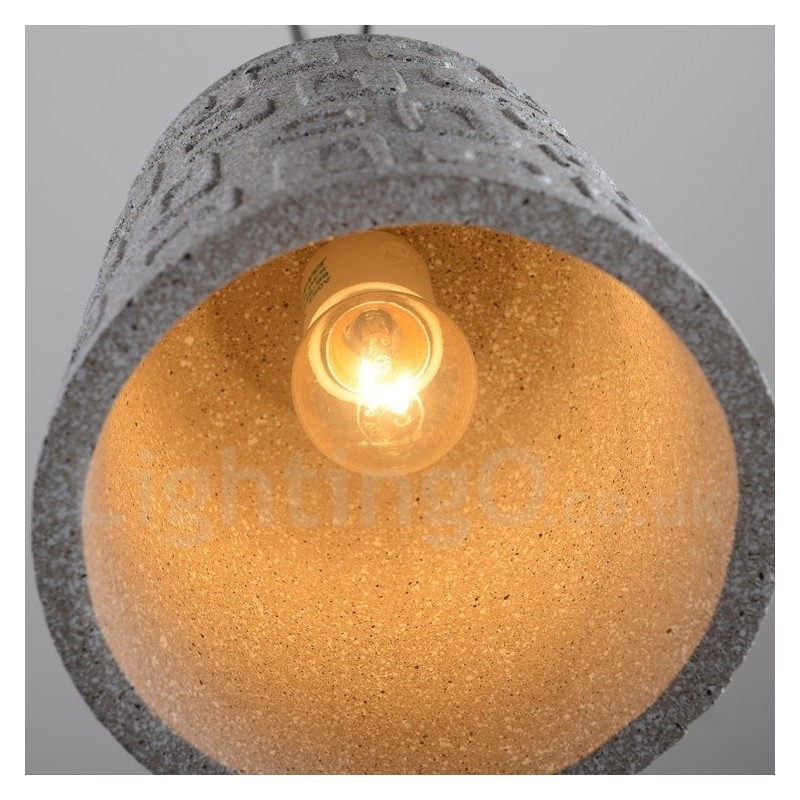 Retro Vintage Concrte 1 Light Pendant Light