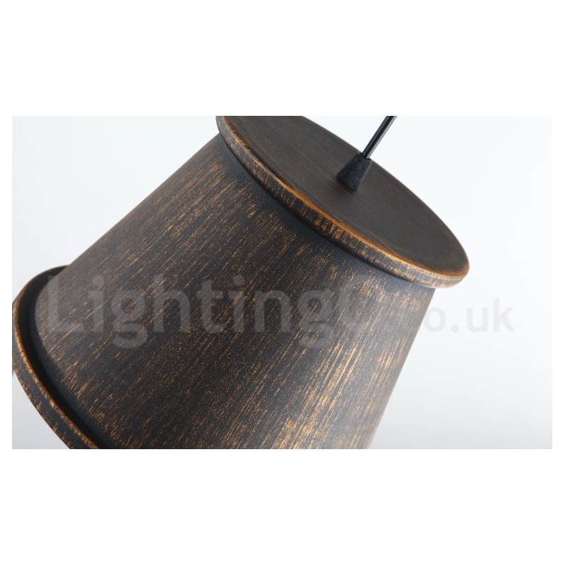 Retro Vintage 1 Light Metal Pendant Light