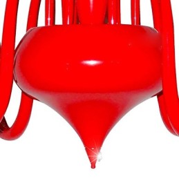 Modern Chandelier Light 18 Lights G4 Red Painting