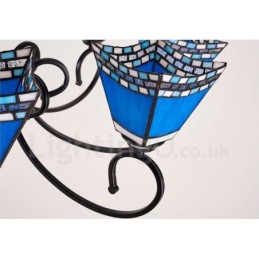 6 Light Mediterranean Style Integrated Metal Chandelier