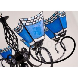 8 Light Mediterranean Style Integrated Metal Chandelier