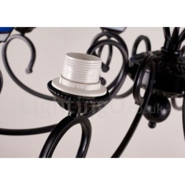 8 Light Mediterranean Style Integrated Metal Chandelier