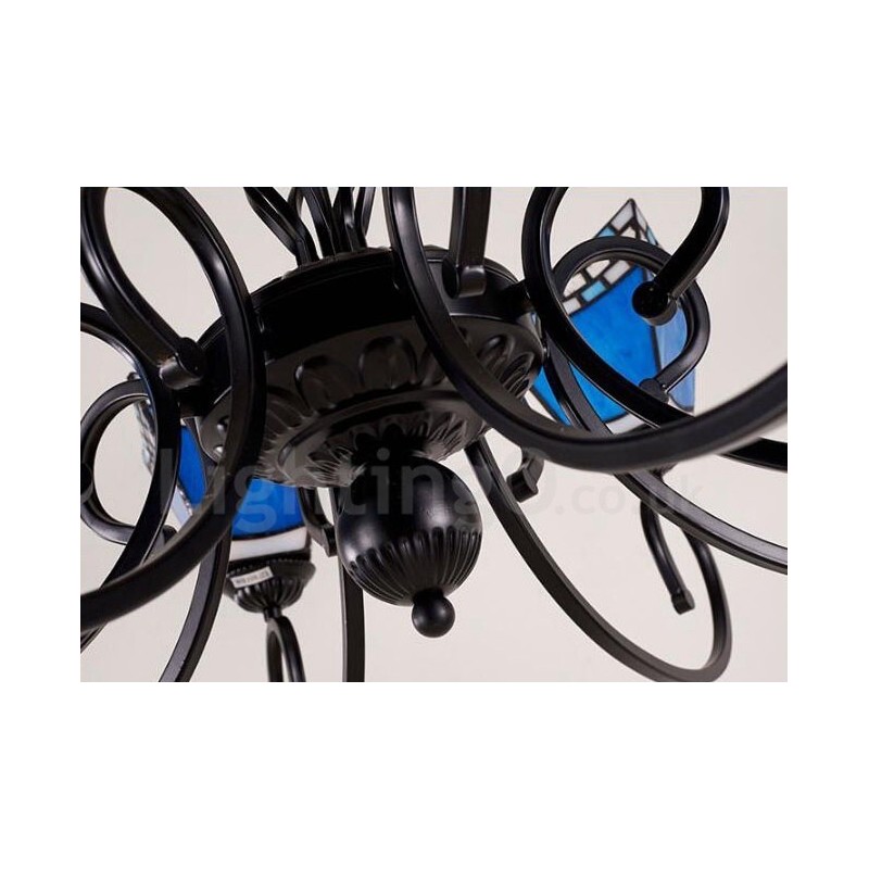 8 Light Mediterranean Style Integrated Metal Chandelier