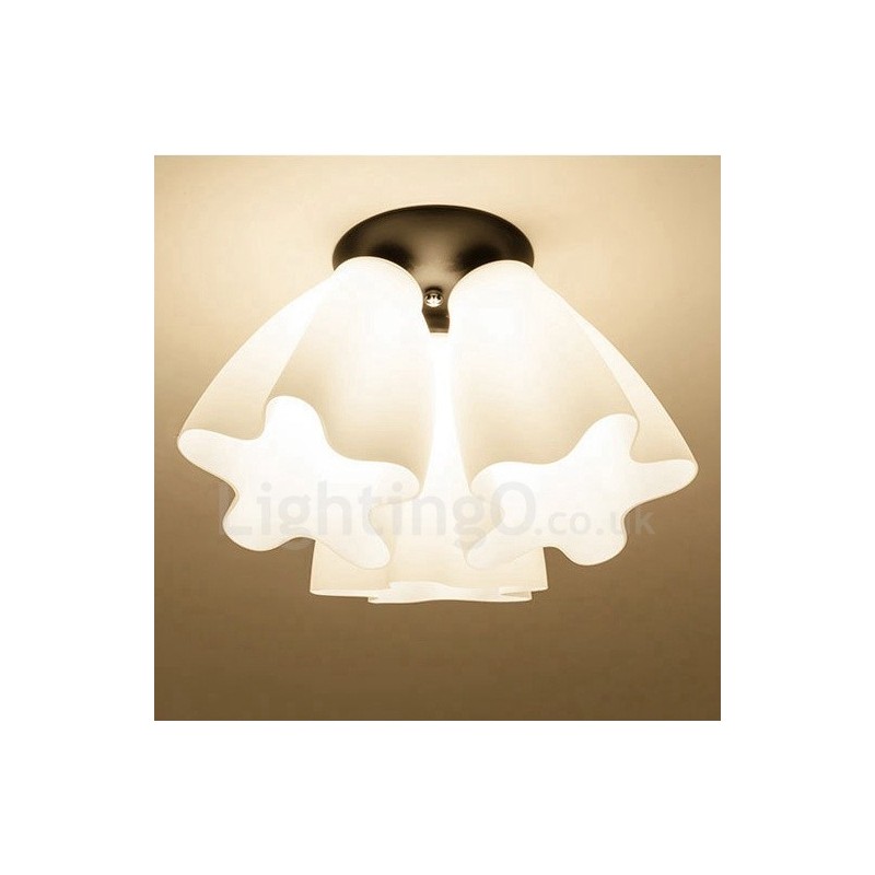 3 Light Rustic Lodge Integrated Chandelier