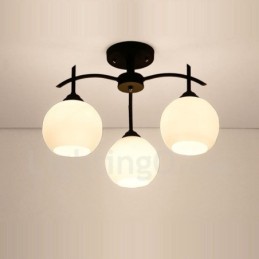 3 Light Traditional Classic Integrated Chandelier