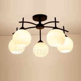 5 Light Traditional Classic Integrated Chandelier