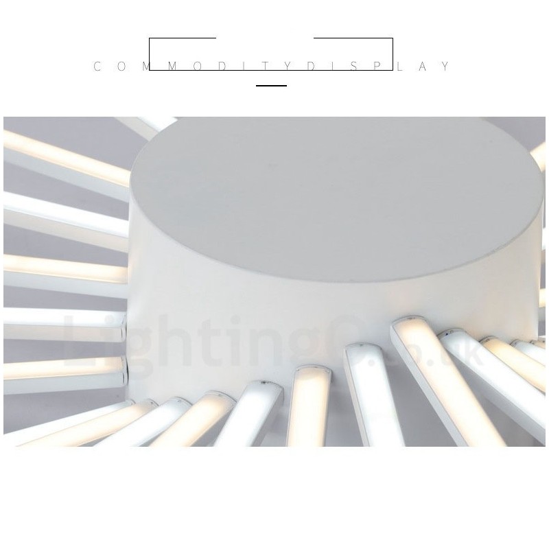 28 Light Modern Contemporary Integrated Metal Chandelier