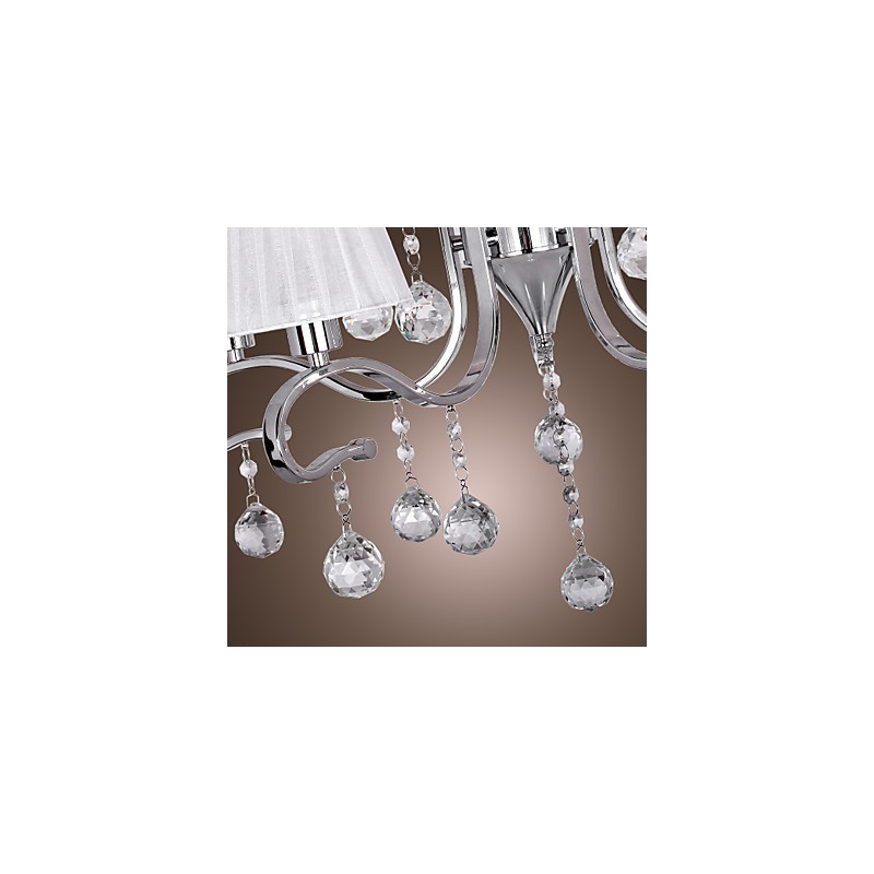 Modern Contemporary Crystal Electroplated Chandelier