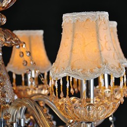Chandelier Crystal Traditional Classic Glass 6 Light
