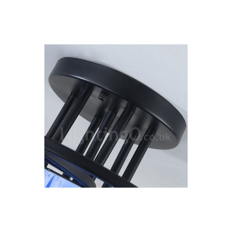 9 Light Mediterranean Style Integrated Chandelier