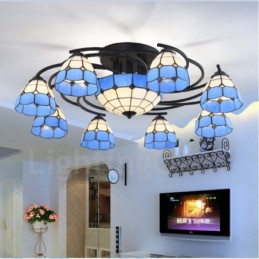 11 Light Mediterranean Style Integrated Chandelier
