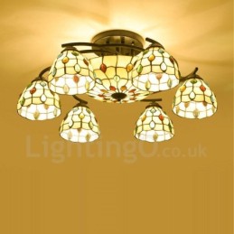 9 Light Mediterranean Style Integrated Chandelier