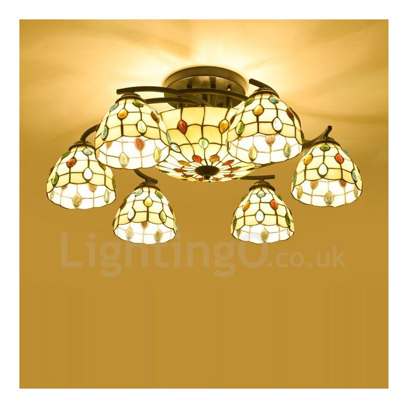 9 Light Mediterranean Style Integrated Chandelier