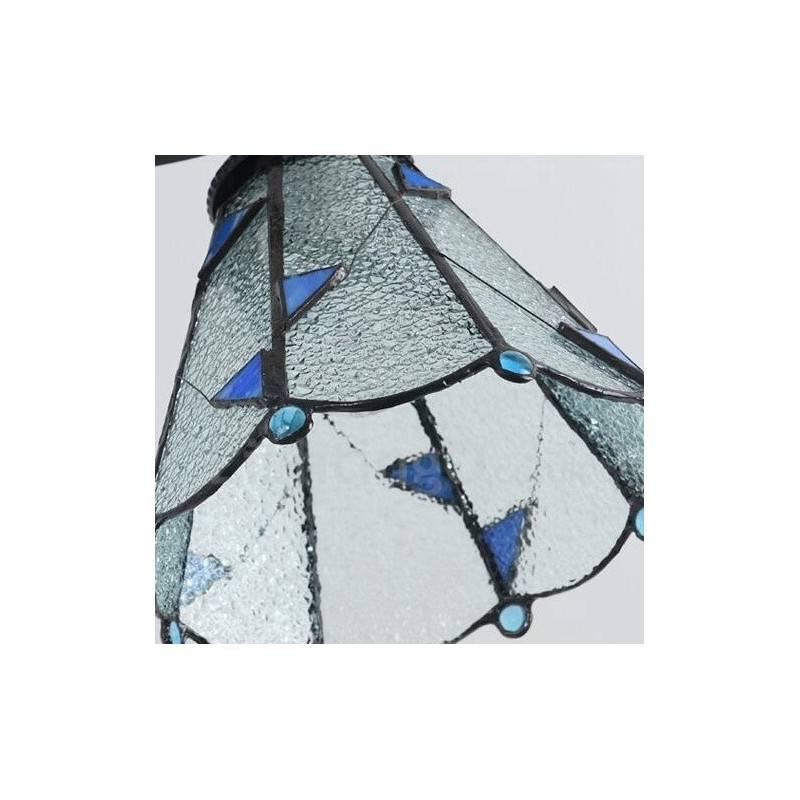 4 Light Mediterranean Style Integrated Bath Metal Chandelier