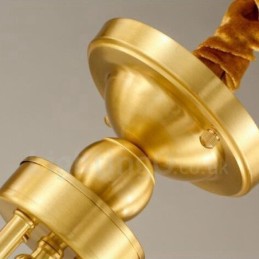 6 Light Rustic Lodge Integrated Metal Copper Chandelier