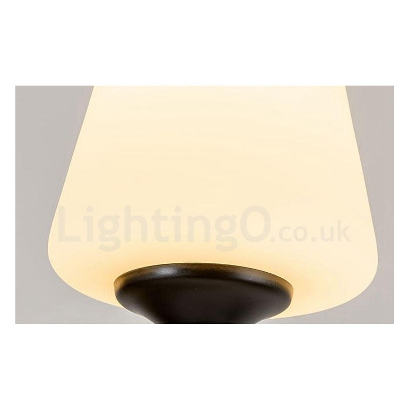 3 Light Rustic Lodge Integrated Metal Chandelier