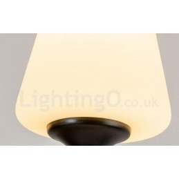 6 Light Rustic Lodge Integrated Metal Chandelier