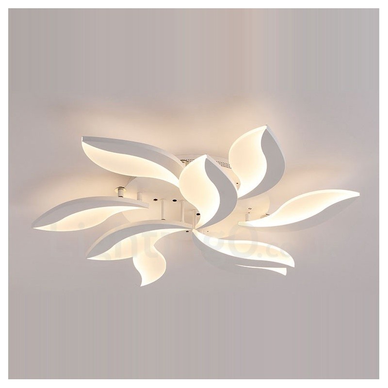 9 Light Modern Contemporary Integrated 68W Chandelier