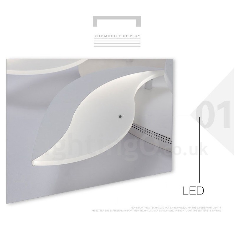 9 Light Modern Contemporary Integrated 68W Chandelier