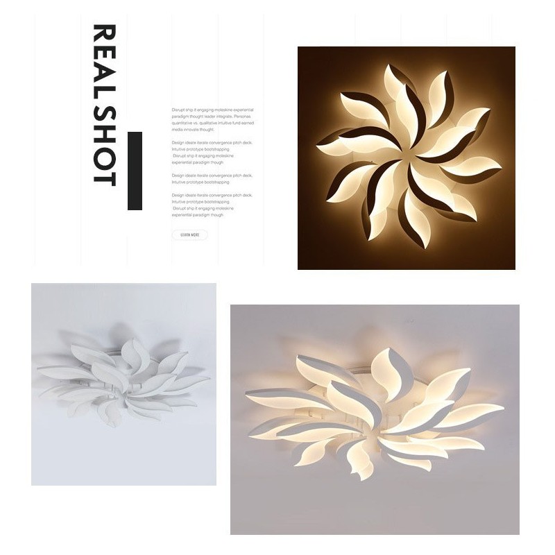 15 Light Modern Contemporary Integrated 128W Chandelier