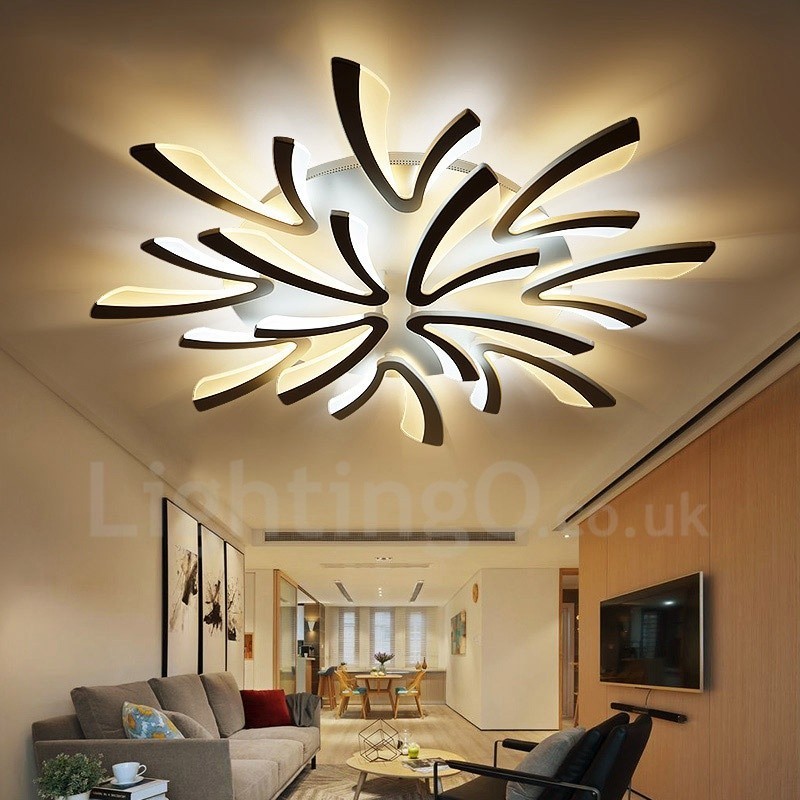 12 Light Modern Contemporary Integrated Chandelier