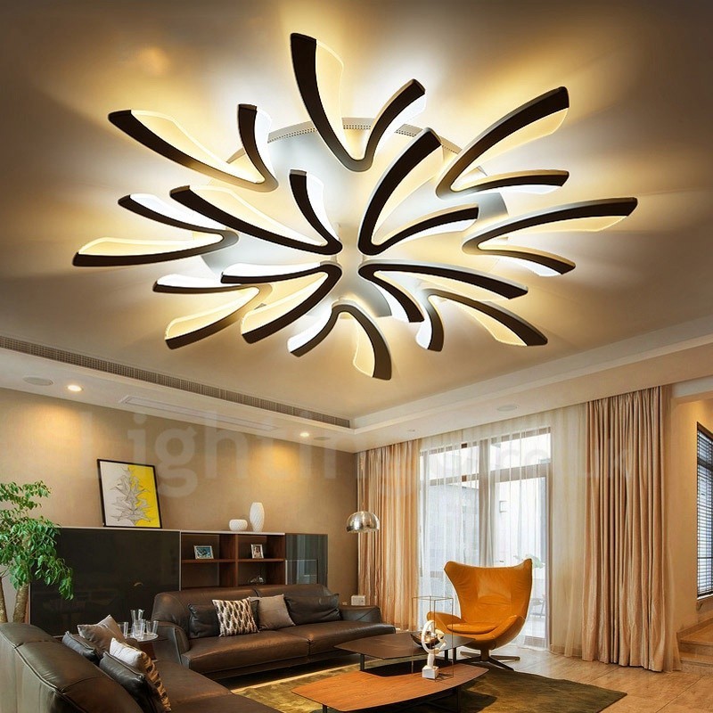 12 Light Modern Contemporary Integrated Chandelier