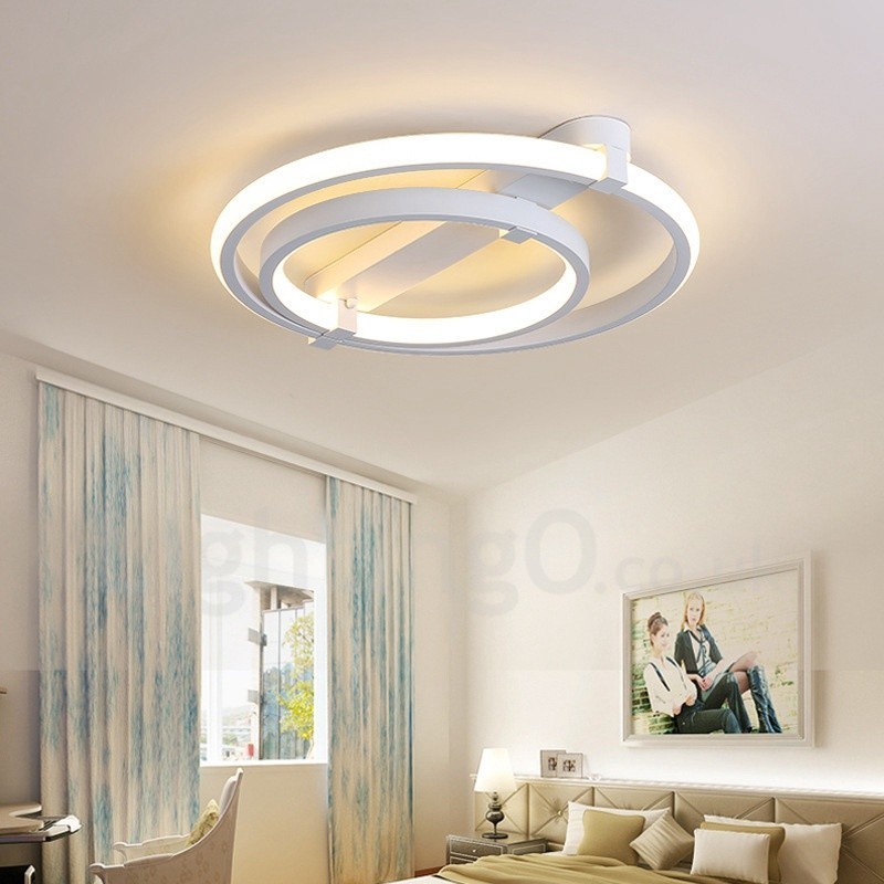 2 Rings Modern Contemporary Chandelier