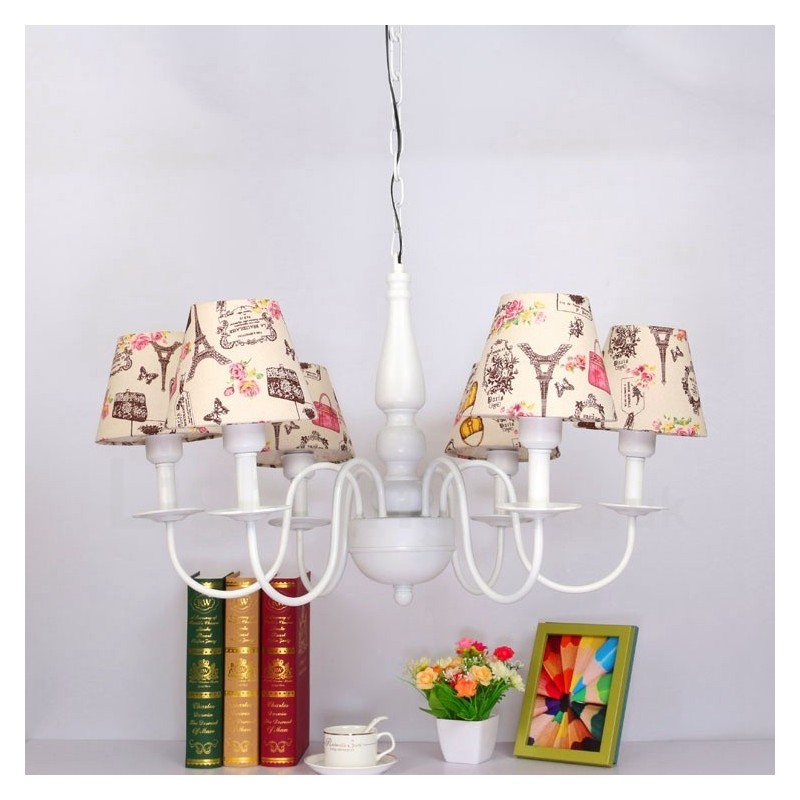 Traditional Classic Integrated Metal Chandelier