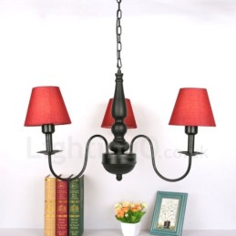 3 Light Traditional Classic Integrated Metal Chandelier