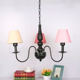 3 Light Traditional Classic Integrated Metal Chandelier