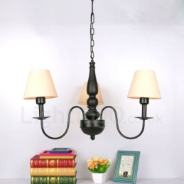 3 Light Traditional Classic Integrated Metal Chandelier