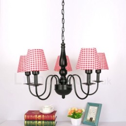 Mediterranean Style Integrated Metal Chandelier