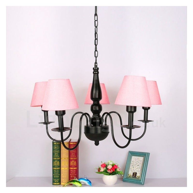 Mediterranean Style Integrated Metal Chandelier