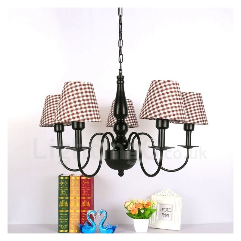 Mediterranean Style Integrated Metal Chandelier