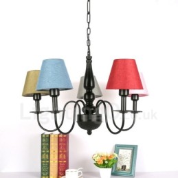 Mediterranean Style Integrated Metal Chandelier