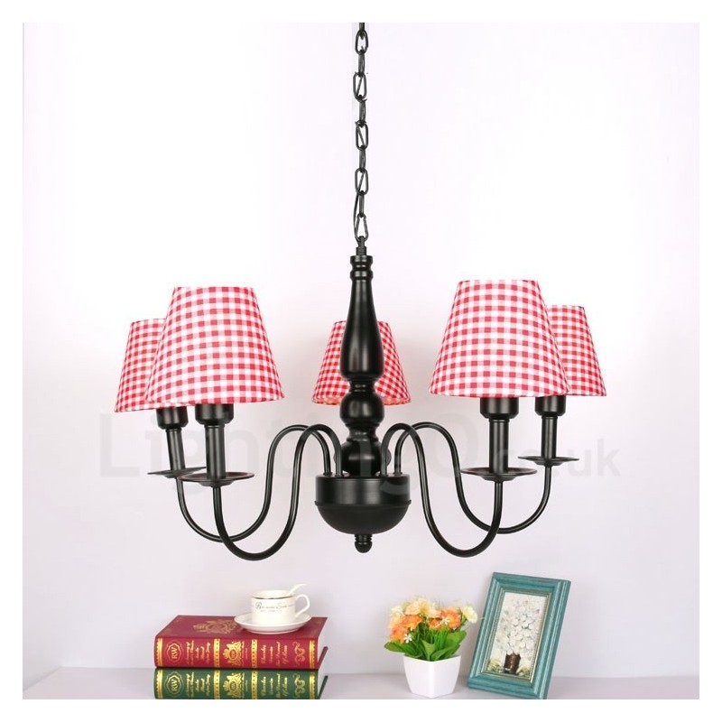 Mediterranean Style Integrated Metal Chandelier