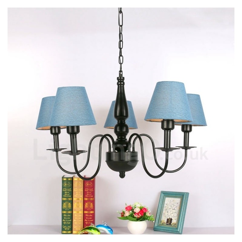 Mediterranean Style Integrated Metal Chandelier