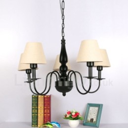Mediterranean Style Integrated Metal Chandelier