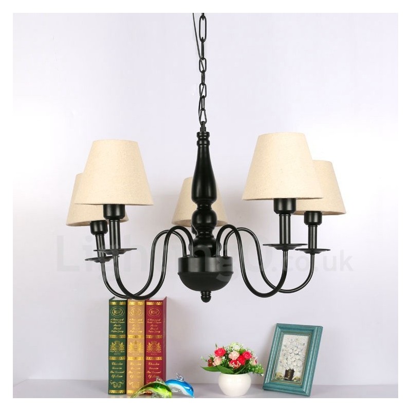 Mediterranean Style Integrated Metal Chandelier