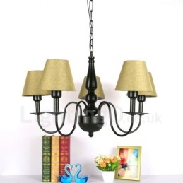 Mediterranean Style Integrated Metal Chandelier