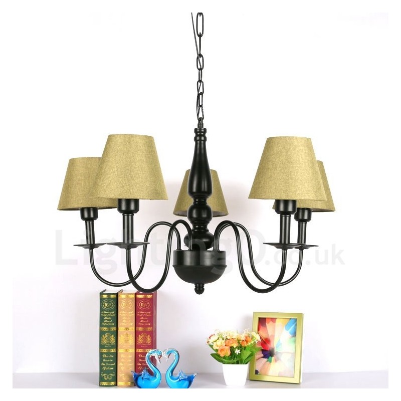 Mediterranean Style Integrated Metal Chandelier