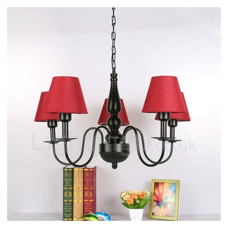 Mediterranean Style Integrated Metal Chandelier